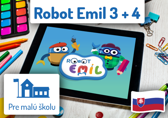 Minilicencia Informatika s Emilom 3 + 4 - softvér App 3+4 SK SMALL SCHOOL PS
