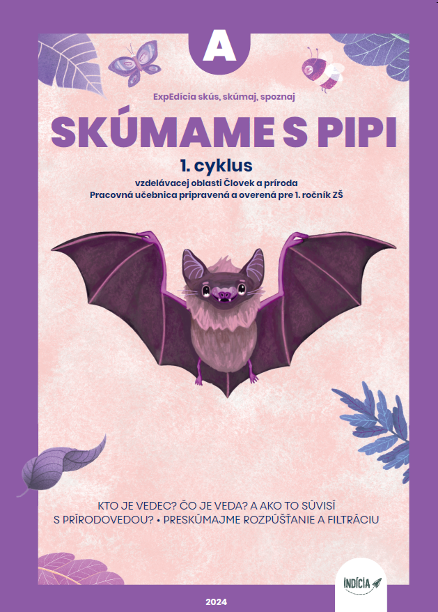 ExpEdícia - Skúmame s PIPI, pracovná učebnica A  Obalka Prirodoveda A na web