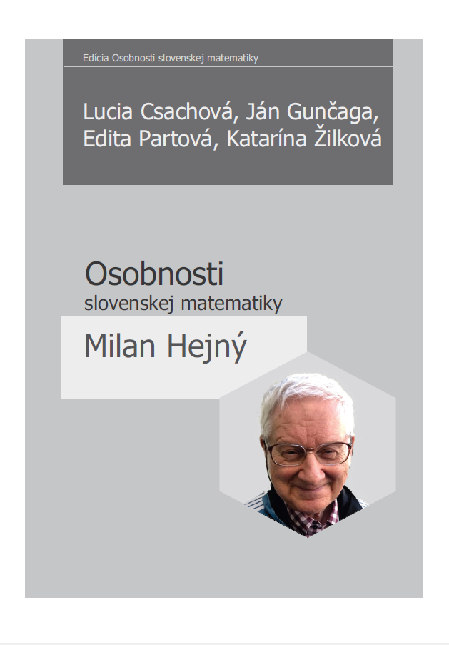 Osobnosti slovenskej matematiky: Milan Hejný Obalka