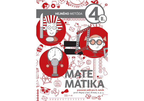 Matematika 4. ročník - pracovný zošit 2. diel (bordová)  6063 Mat 4r PZ2 Hmat