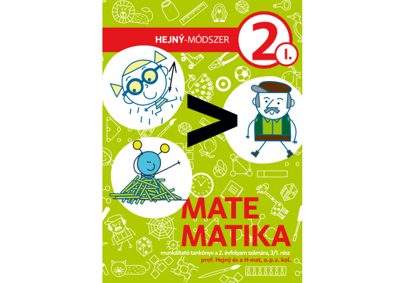 Matematika a 2. évfolyam számára, Munkáltató tankönyv – 3/1.  6204 H MAT UC 2rocnik 1dil obalka SK v7 HU v3 2