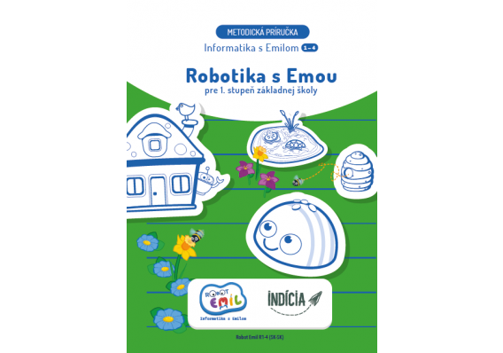 Robotika s Emou, metodická príručka 6409 ema cover metodika