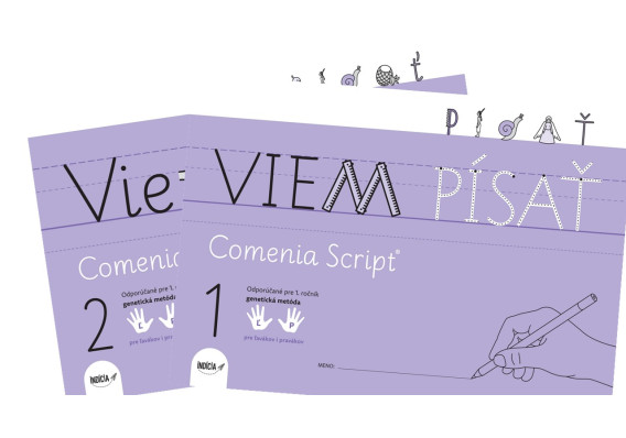 Viem písať 1. ročník - genetická metóda (SJ) 6501 obalky Viem pisat genetika 1 2.diel