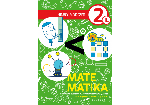 Matematika a 2. évfolyam számára, Munkáltató tankönyv – 3/2 H MAT UC 2rocnik 2dil obalka SK v5 HU v2 2