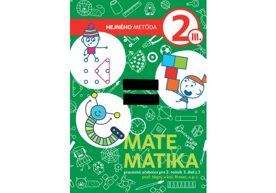 Matematika 2. ročník - učebnica 3. diel (SJ) zelená H MAT UC 2rocnik 3dil obalka SK
