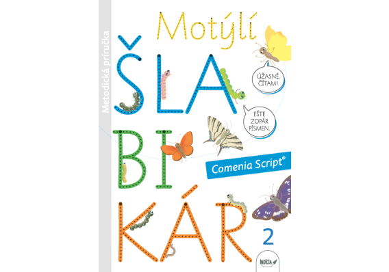Motýlí šlabikár 2. diel, metodická príručka SLabikar2 metodika obalka