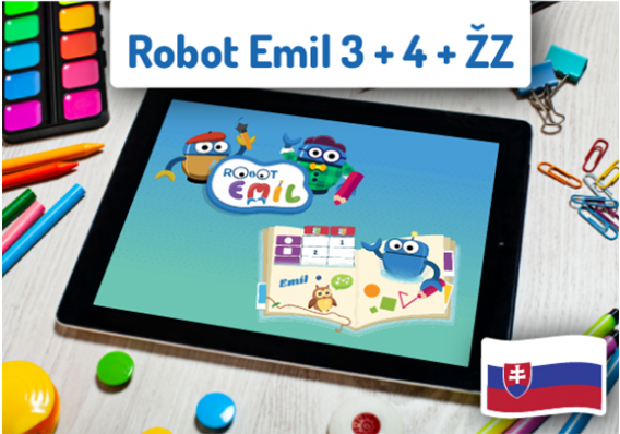 Informatika s Emilom 3+4 + Živý zošit - softvér ZZ SK 3+4