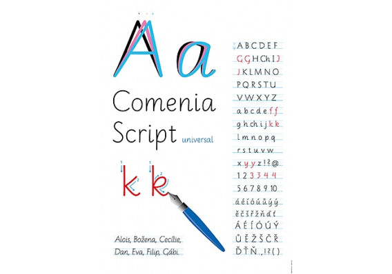Plagát Comenia Script cs