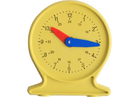 Hodiny výučbové žiacke, 1ks, 10,5 cm  hodiny 1ks