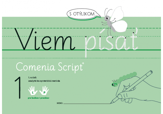 Viem písať s Otýlikom 1, pracovný zošit viem pisat 1 obalka